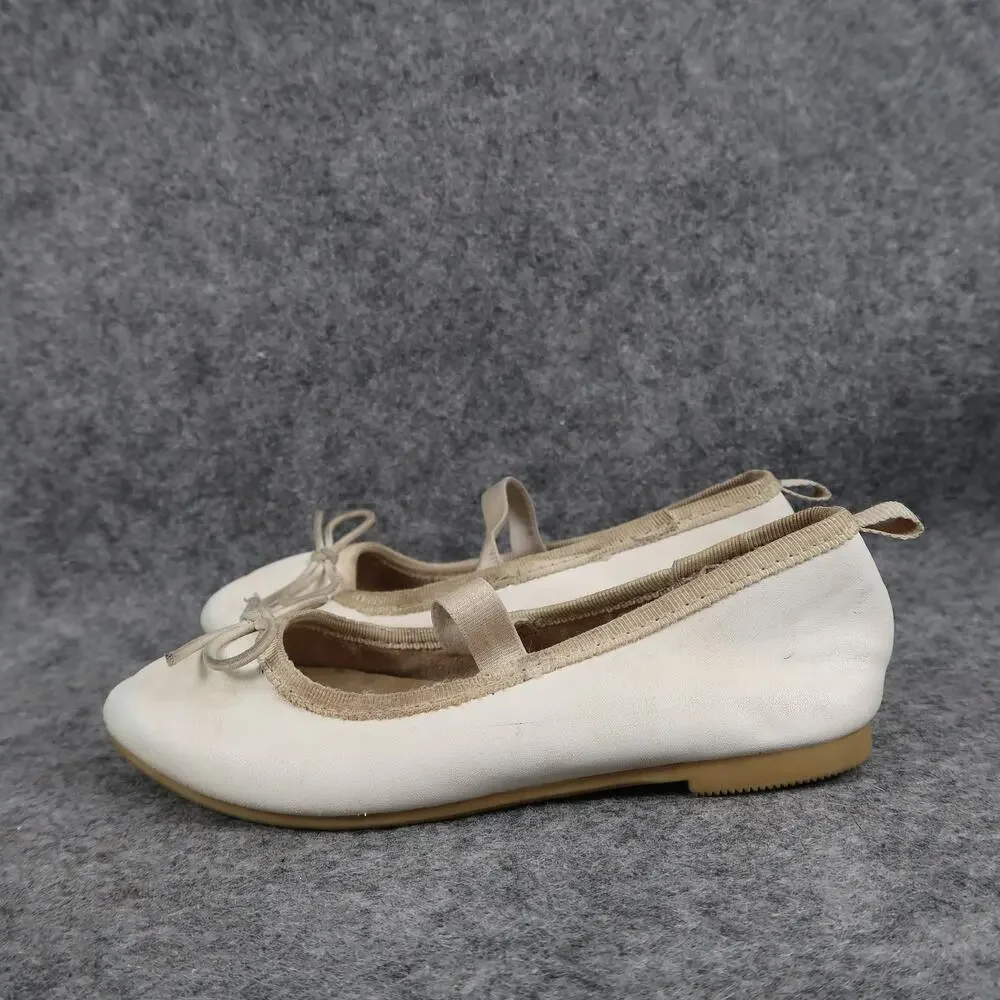 Cat & Jack Shoes Kids Toddler Girls 9 Ballet Flat Mary Jane Strap Slip On Bow